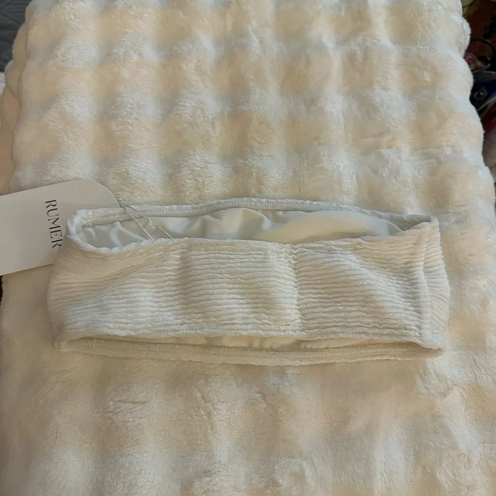 Rumer the‎ Label Cassidy Bandeau bikini top White XS - Picture 4 of 9